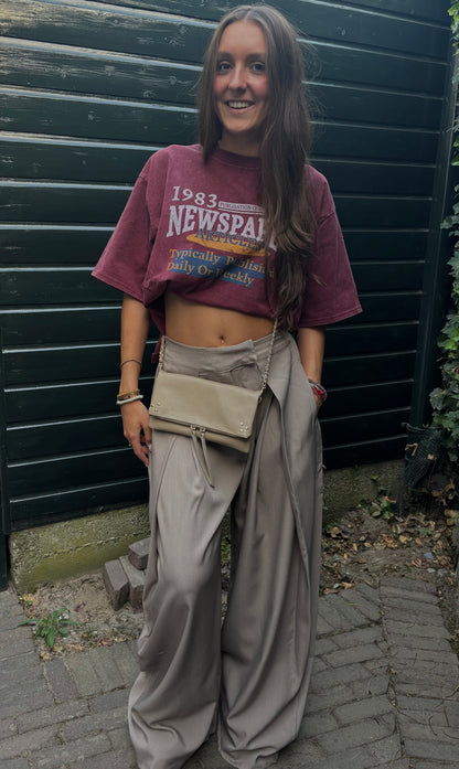Wide leg pantalon Tall - taupe