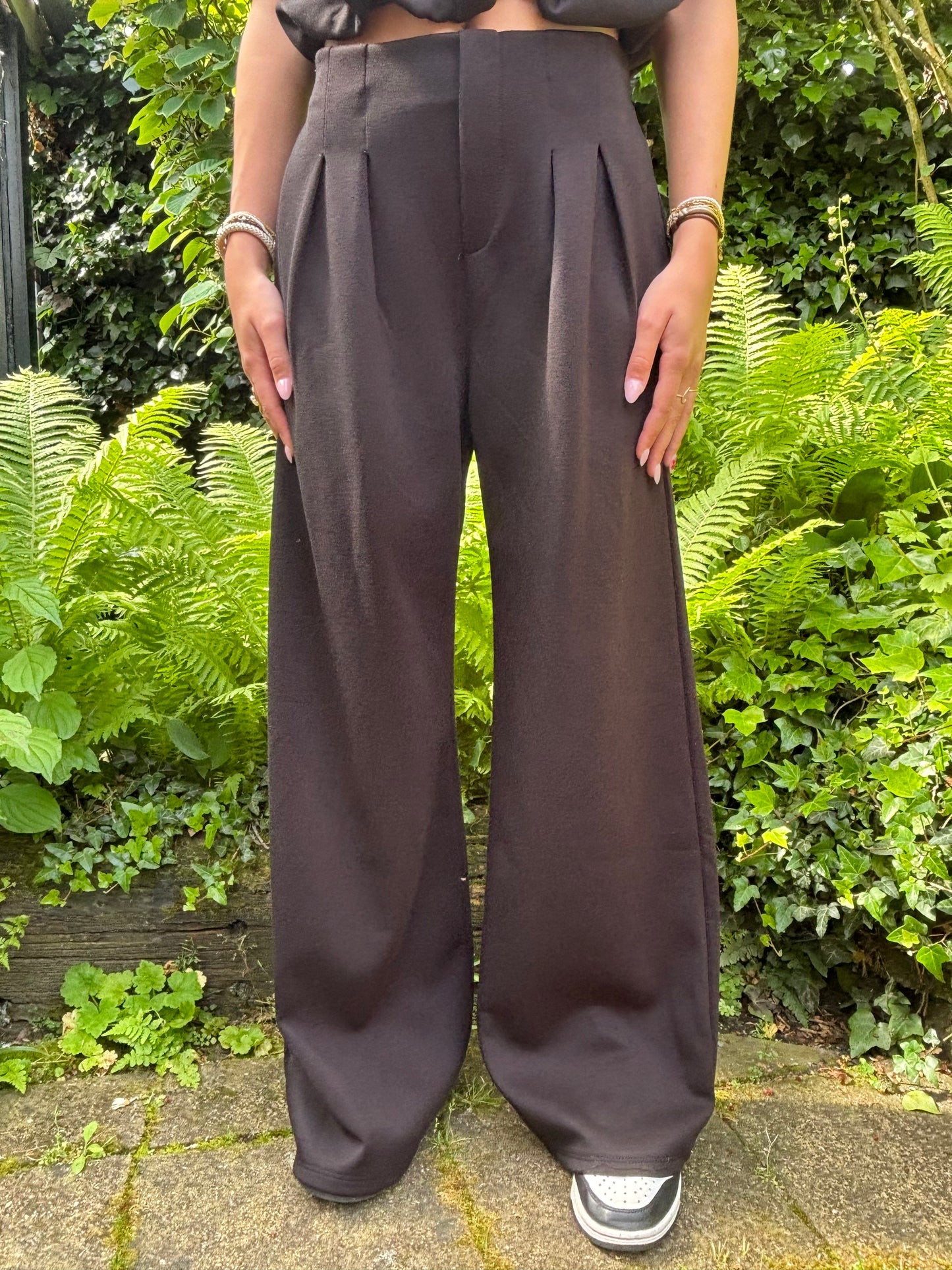 Comfy two piece set - zwart