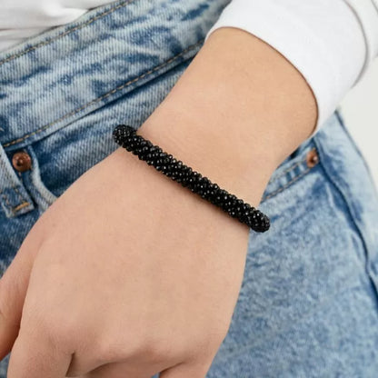 Armband kralen - zwart