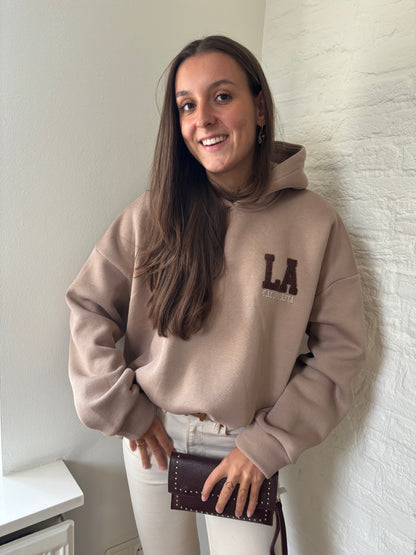 LA hoodie - taupe