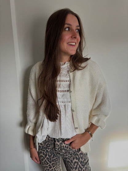 Lea cardigan - ecru