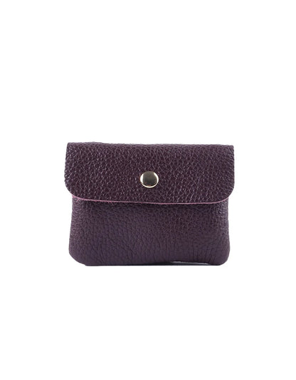 Leren portemonnee - bordeaux rood