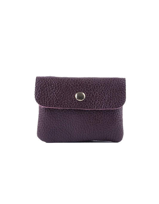 Leren portemonnee - bordeaux rood