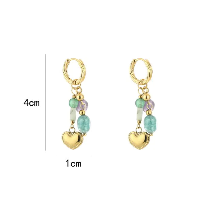 Oorbellen ocean blue
