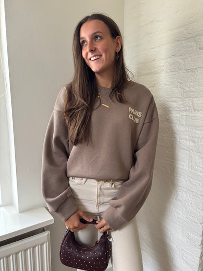 Paris club sweater - taupe
