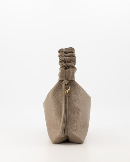 Raina leren tas - taupe