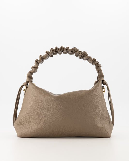 Raina leren tas - taupe
