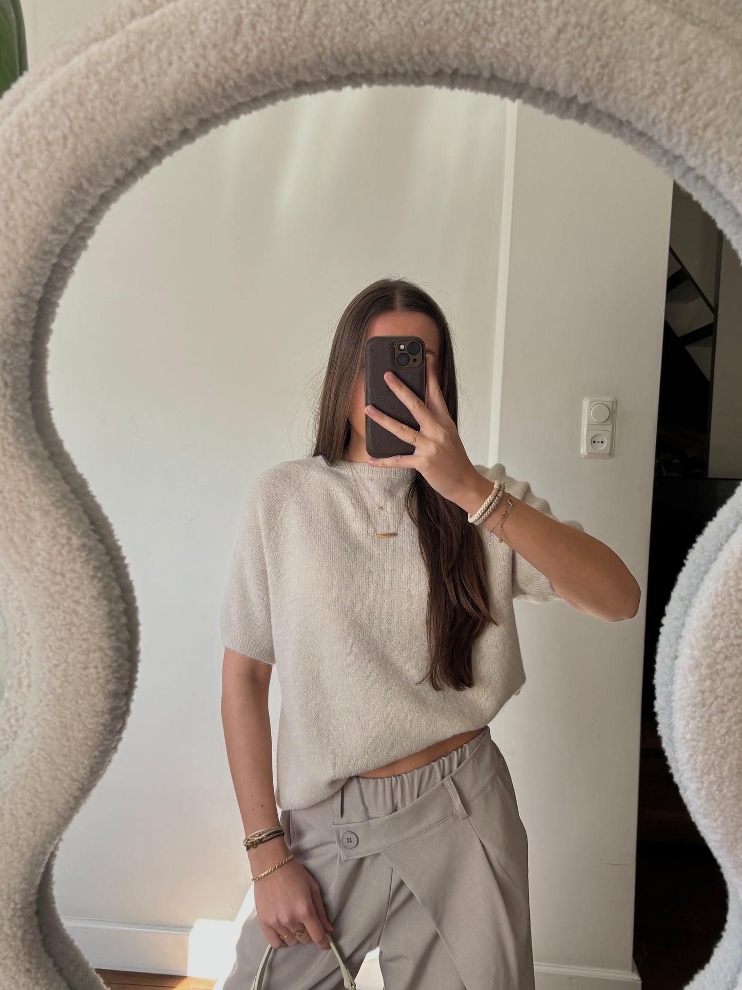 Soft wool knit – beige