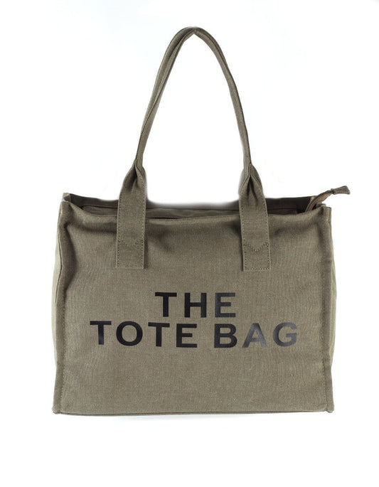 Tote Bag Shopper - olijfgroen