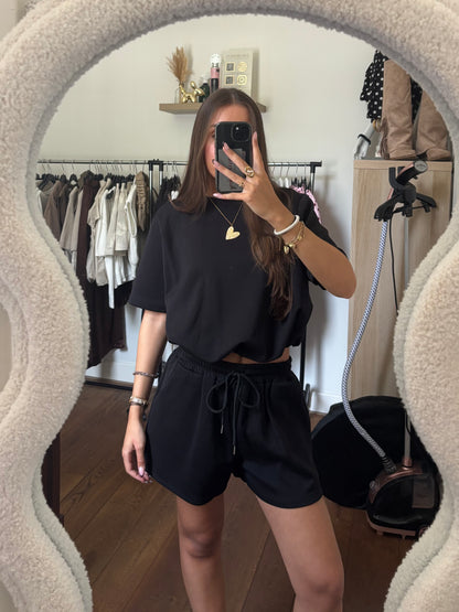 Two piece set - zwart