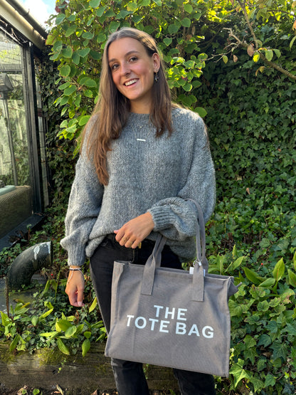 Zara comfy knit - donkergrijs