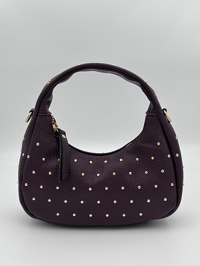 Tas studs - bordeaux rood