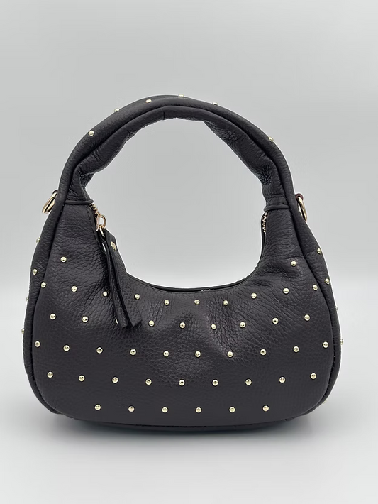 Tas studs - donkerbruin